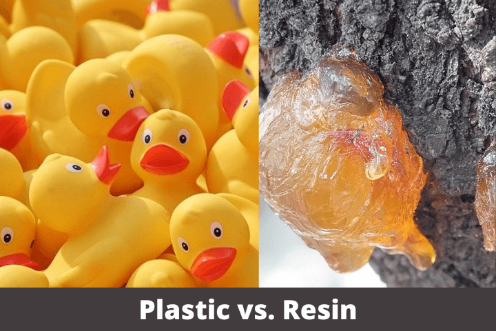 Difference between resin and plastic